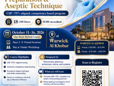 Comprehensive Training in Sterile Product Preparation & Aseptic Technique